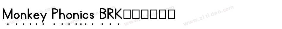Monkey Phonics BRK字体转换